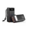 VEGER Tank Boost PowerBank, 56,000mAh, 130W Total Output, 5 Output Ports 3 x USB-A & 2 x USB-C with 2 Input Ports 1 x USB-C & Apple Lightning, 100W USB-C Power Delivery Output Certified, Large LED Digital Display with Built-In LED Flashlight