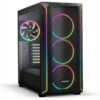be quiet! Shadow Base 800 FX ARGB Black Mid Tower Chassis, Addressable RGB LEDs, 4x 140mm Fans, mITX/mATX/ATX/EATX