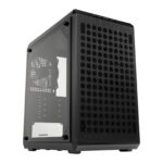 Cooler Master MasterBox Q300L V2, Black, Mini Tower /w Tempered Glass Window, 1x 120mm Fans, USB 3.2, mITX/mATX