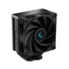 DeepCool AK400 Zero Dark Fan CPU Cooler, Universal Socket, High Performance 120mm Silent Hydro Bearing PWM Black Fan, 1850RPM, 4 Heat Pipes, Unique Matrix Fin Design, All Black, Intel LGA 1700 Bracket Included