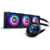 Gigabyte AORUS WATERFORCE X 360 ARGB Liquid AIO Performance CPU Cooler - 360mm, Unique 60x60mm circular full color LCD, video play/ custom text support., 3 Year Warranty
