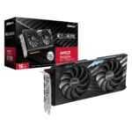 ASRock AMD Radeon RX7800 XT Challenger 16GB  OC Graphics Card, GDDR6, 3x DisplayPort, 1x HDMI, Dual Axial Fan, Ultra-Fit Heatpipe, Metal Backplate, 0dB Silent Cooling