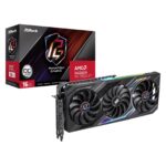 ASRock AMD Radeon RX7800 XT  Phantom Gaming 16GB  OC Graphics Card, GDDR6, 3x DisplayPort, 1x HDMI, Dual Axial Fan, Ultra-Fit Heatpipe, Metal Backplate, 0dB Silent Cooling