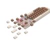Royalaxe R68 Hot Swappable Mechanical Keyboard, 60% TKL Design, 67 Keys, 2.4GHz, Bluetooth 5.0 or Wired Connection, TTC Golden-Pink Switches, RGB, Windows and Mac Compatible, UK Layout